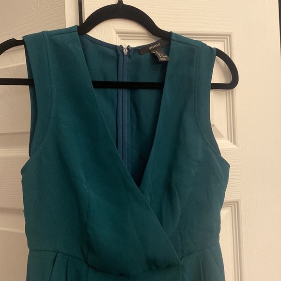 Forever 21 Teal jumpsuit size S - Picture 3 of 6